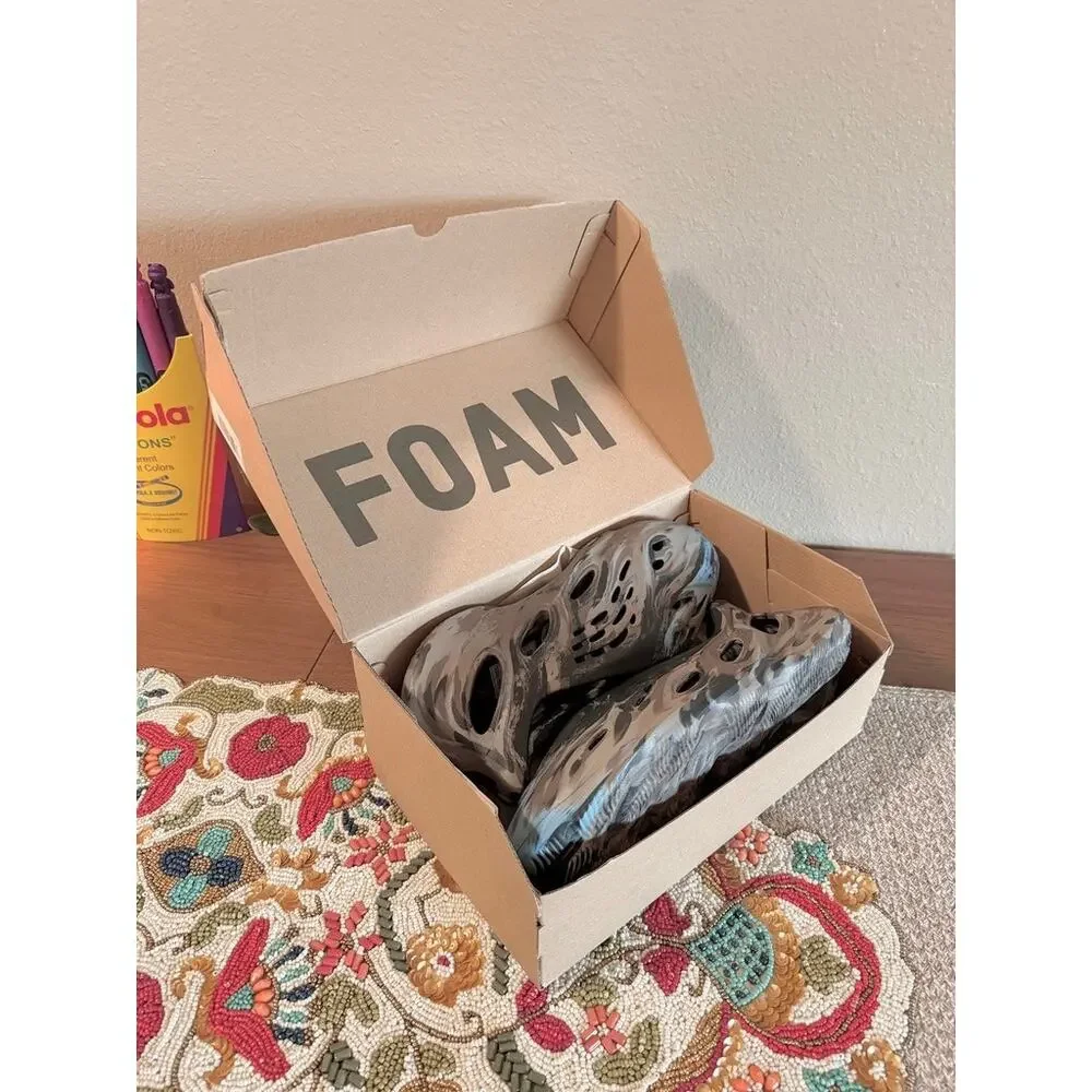 adidas Yeezy Foam RNR MX Cinder Stone Salt Mist Granite Slide Runner RNNR